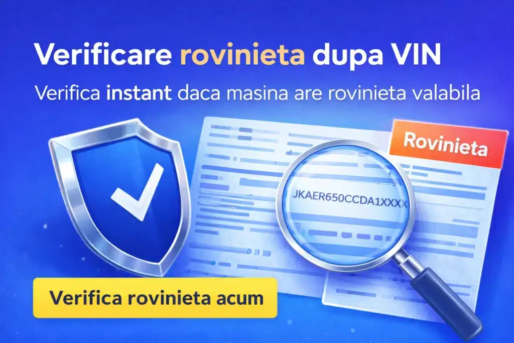 Verificare ROVINIETA Online - Instant | 24/7